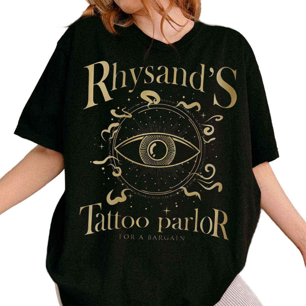 Rhysand’s Tattoo Parlor Shirt - Acotar Velaris Feyre and Rhysand Bookish Fan Gift