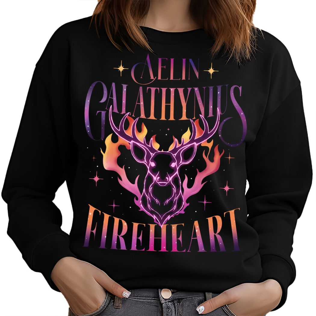 Fireheart Queen Aelin Shirt, Terrasen to Whatever End Fireheart, You Do Not Yield Shirt